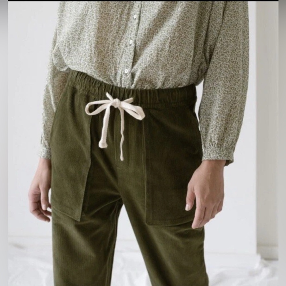 Laude The Label Lenora Trouser in Eden Cord - Size M